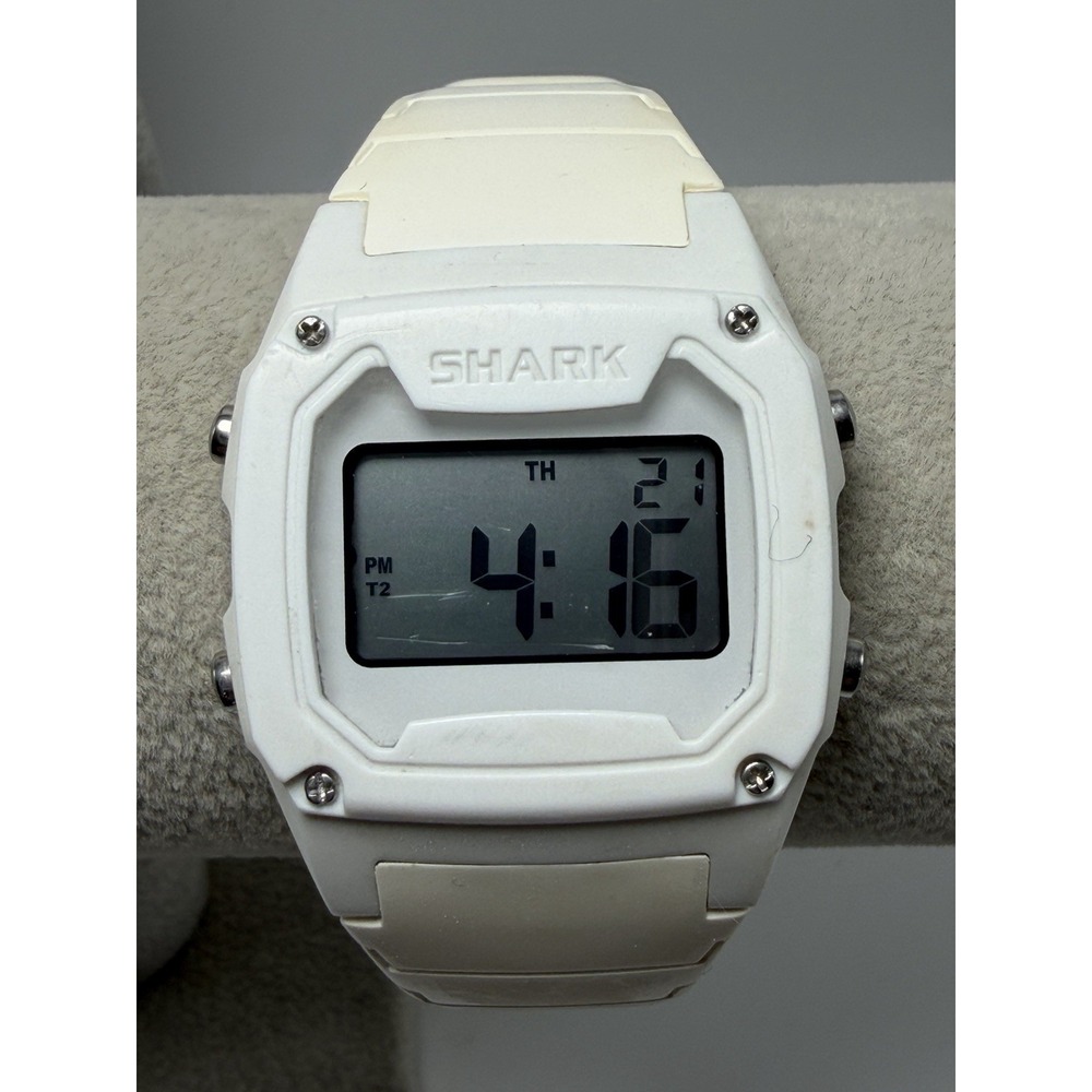 SHARK White Digital Sport Watch for Men